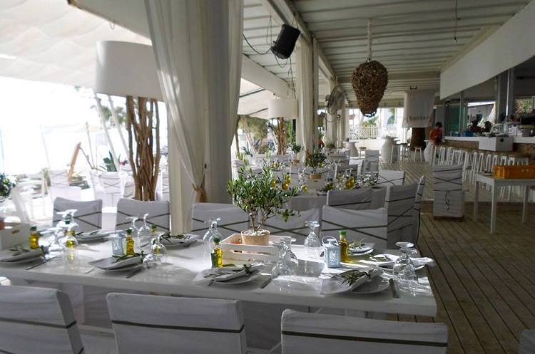 Santana Beach Restaurant in Naxos